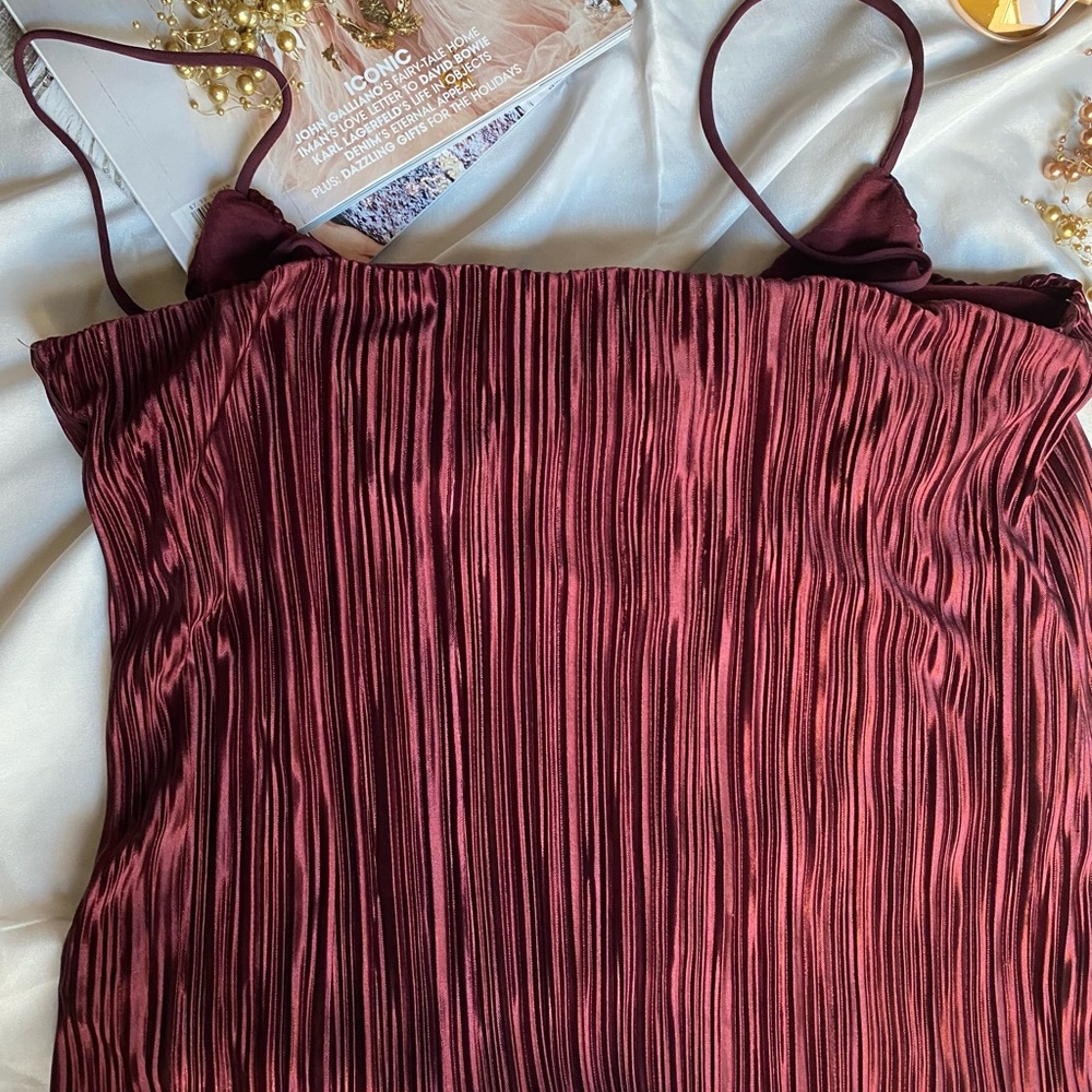 Red Ruffled Top - Picture 2 of 5